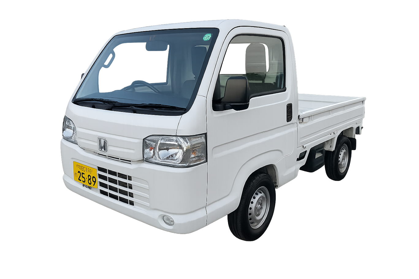 ホンダ アクティトラック(オートマ)
ナビ・ETC・最大積載量350kg
※AT限定免許でも運転できます。